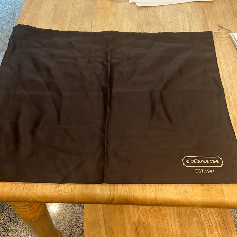 Coach handbag dust bag . 23x19